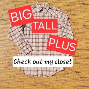 Vintage BIG MAC Western Plaid Work Shirt XL-Tall